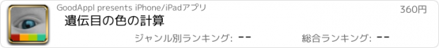 おすすめアプリ 遺伝目の色の計算