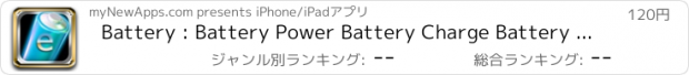 おすすめアプリ Battery : Battery Power Battery Charge Battery Life Battery Saver - The All in 1 Battery App Battery Magic Elite!