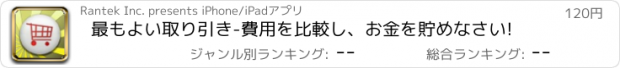 おすすめアプリ 最もよい取り引き-費用を比較し、お金を貯めなさい!