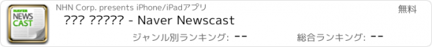 おすすめアプリ 네이버 뉴스캐스트 - Naver Newscast