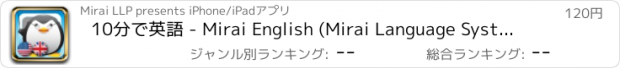 おすすめアプリ 10分で英語 - Mirai English (Mirai Language Systems)