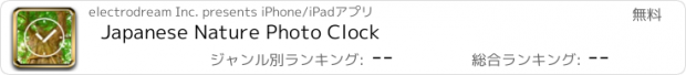 おすすめアプリ Japanese Nature Photo Clock