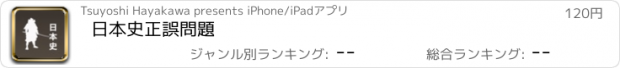 おすすめアプリ 日本史正誤問題