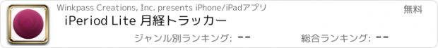 おすすめアプリ iPeriod Lite 月経トラッカー