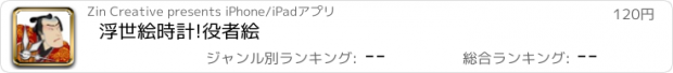 おすすめアプリ 浮世絵時計!役者絵