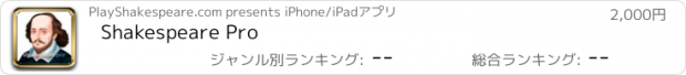 おすすめアプリ Shakespeare Pro