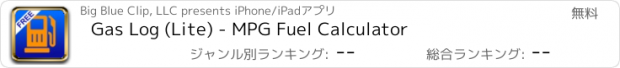 おすすめアプリ Gas Log (Lite) - MPG Fuel Calculator