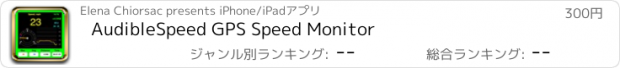 おすすめアプリ AudibleSpeed GPS Speed Monitor