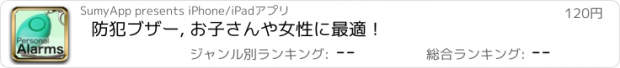 おすすめアプリ 防犯ブザー, お子さんや女性に最適！