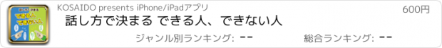 おすすめアプリ 話し方で決まる できる人、できない人