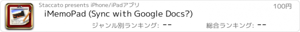 おすすめアプリ iMemoPad (Sync with Google Docs™)