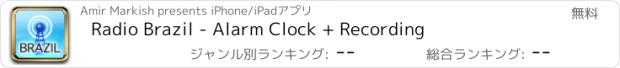 おすすめアプリ Radio Brazil - Alarm Clock + Recording