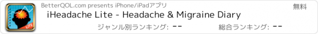 おすすめアプリ iHeadache Lite - Headache & Migraine Diary