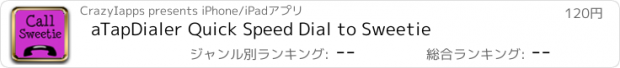 おすすめアプリ aTapDialer Quick Speed Dial to Sweetie