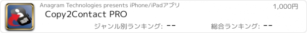 おすすめアプリ Copy2Contact PRO