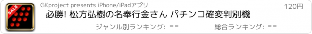 おすすめアプリ 必勝! 松方弘樹の名奉行金さん パチンコ確変判別機