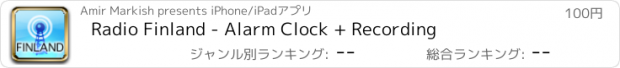 おすすめアプリ Radio Finland - Alarm Clock + Recording