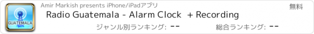 おすすめアプリ Radio Guatemala - Alarm Clock  + Recording