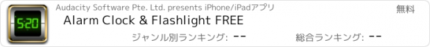 おすすめアプリ Alarm Clock & Flashlight FREE