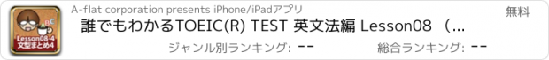 おすすめアプリ 誰でもわかるTOEIC(R) TEST 英文法編 Lesson08 （プラクティス：練習問題と解説）