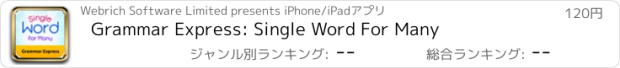 おすすめアプリ Grammar Express: Single Word For Many