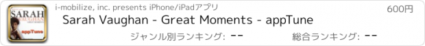 おすすめアプリ Sarah Vaughan - Great Moments - appTune