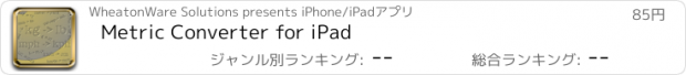 おすすめアプリ Metric Converter for iPad