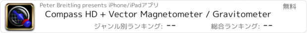 おすすめアプリ Compass HD + Vector Magnetometer / Gravitometer