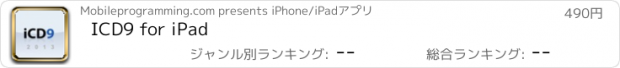 おすすめアプリ ICD9 for iPad