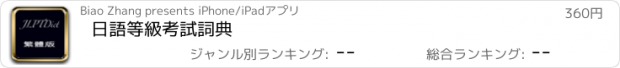 おすすめアプリ 日語等級考試詞典