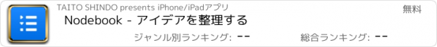 おすすめアプリ Nodebook - アイデアを整理する