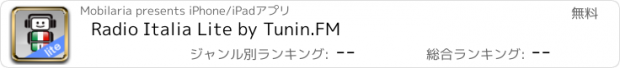 おすすめアプリ Radio Italia Lite by Tunin.FM