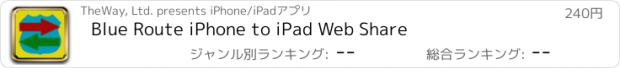 おすすめアプリ Blue Route iPhone to iPad Web Share