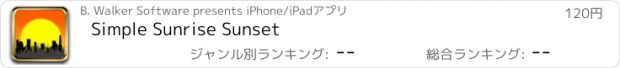 おすすめアプリ Simple Sunrise Sunset