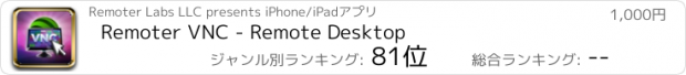 おすすめアプリ Remoter VNC - Remote Desktop