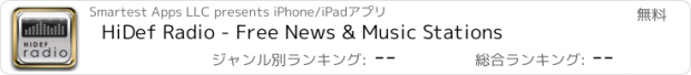 おすすめアプリ HiDef Radio - Free News & Music Stations