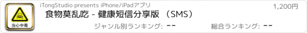 おすすめアプリ 食物莫乱吃 - 健康短信分享版 （SMS）