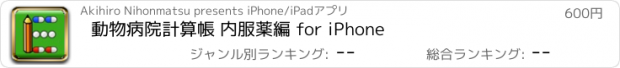 おすすめアプリ 動物病院計算帳 内服薬編 for iPhone