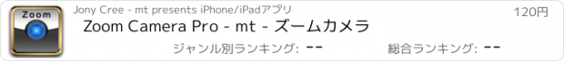 おすすめアプリ Zoom Camera Pro - mt - ズームカメラ