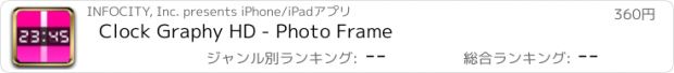 おすすめアプリ Clock Graphy HD - Photo Frame