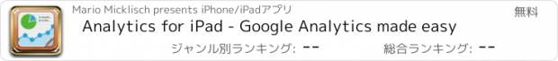 おすすめアプリ Analytics for iPad - Google Analytics made easy