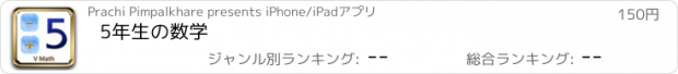 おすすめアプリ 5年生の数学