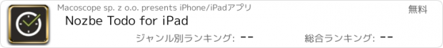 おすすめアプリ Nozbe Todo for iPad