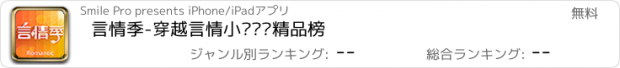 おすすめアプリ 言情季-穿越言情小说畅销精品榜