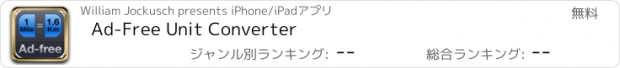 おすすめアプリ Ad-Free Unit Converter