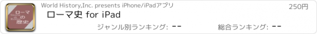 おすすめアプリ ローマ史 for iPad