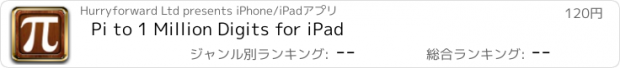 おすすめアプリ Pi to 1 Million Digits for iPad