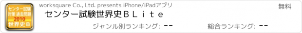 おすすめアプリ センター試験　世界史Ｂ　Ｌｉｔｅ