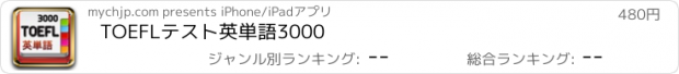 おすすめアプリ TOEFLテスト英単語3000