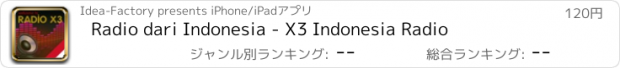 おすすめアプリ Radio dari Indonesia - X3 Indonesia Radio